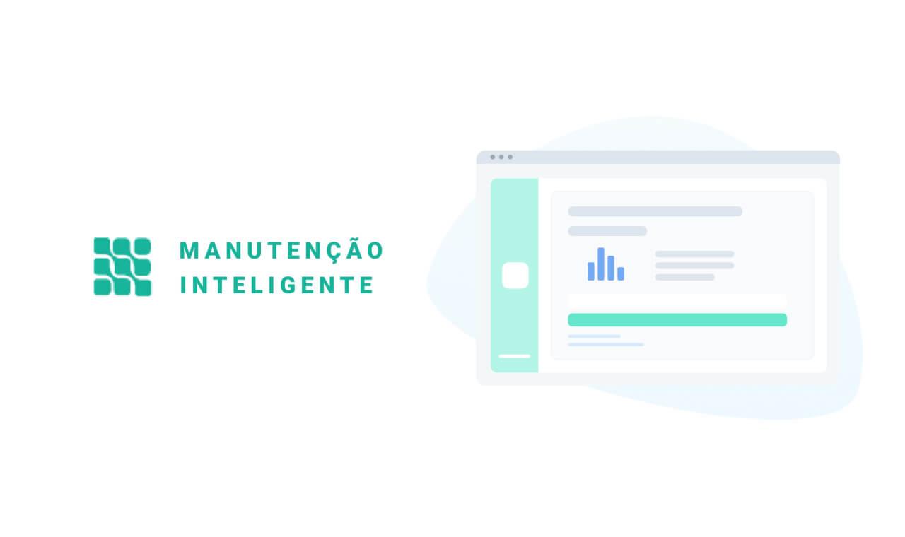 Logo da Manutenção Inteligente ao lado de uma tela minimalista similar ao da ferramenta